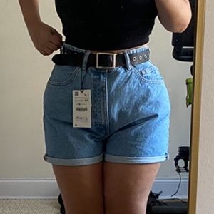 Zara mom shorts